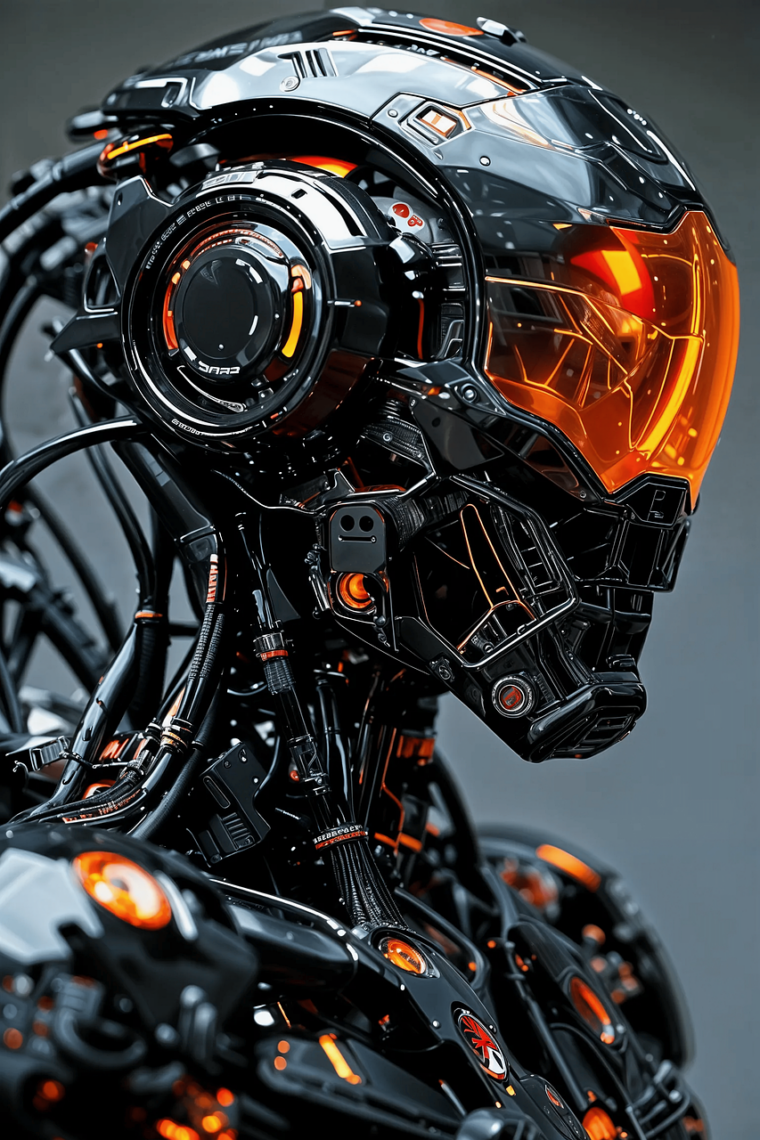 AI robot head illustration representing agentic AI marketing automation