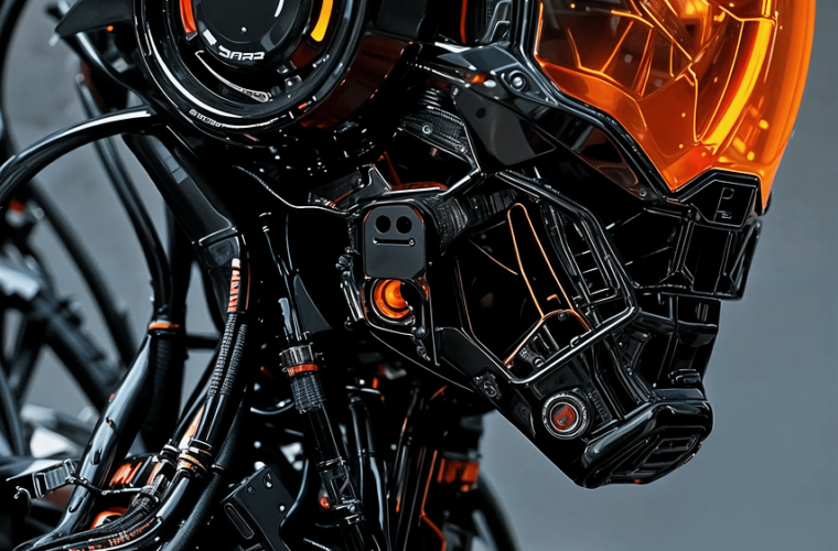 AI robot head illustration representing agentic AI marketing automation