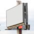 Blank billboard against a clear sky