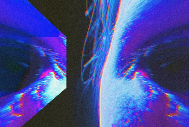 Blurred close up of a face, representing deepfake impersonation of public figures
